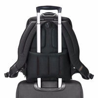 EVERKI ONYX BACKPACK | Fits up to 15.6 inch laptops | Black | Discreet RFID-safe pocket | Travel friendly | Opens 180° Everki
