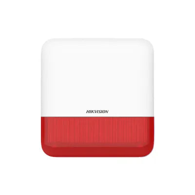 Hikvision AX-PRO Wireless Outdoor Sounder Red - CP402-1