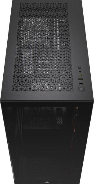 3500X RGB Mid-Tower Black PC Case; 2x 3.5'' |  2x 2.5'' Drive Bays; Up to 360mm Radiator compatible; 3x 120mm fan incl