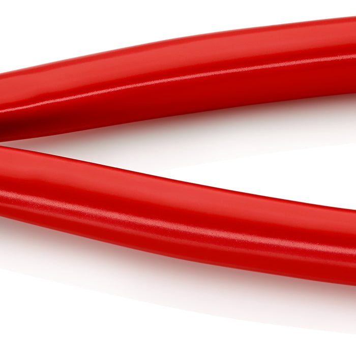 KNIPEX 70 01 180 SB Diagonal Cutter - Plastic Coated, Black Atramentized, 180mm - Precision Cutting Tool