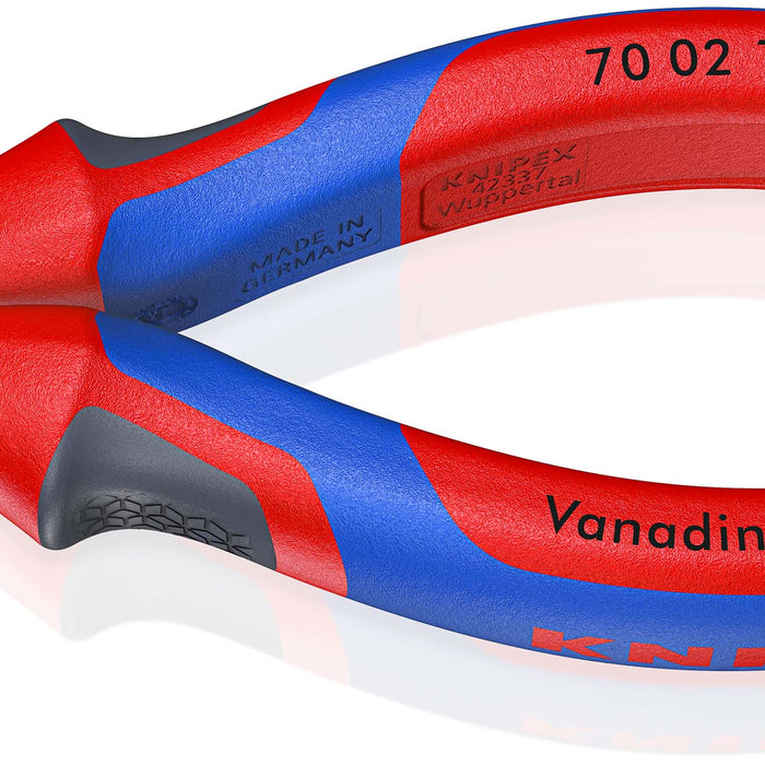 KNIPEX 70 02 125 SB Diagonal Cutter with comfort handles black atramentized 125 mm - KNI7002125SB
