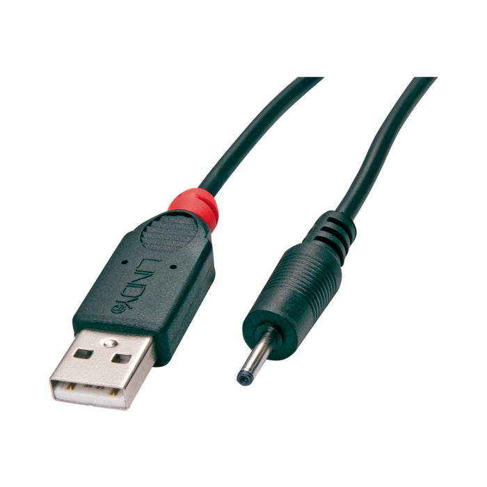 LINDY 1.5M USB TO 2.5/0.7MM DC ADAPTER (70265) - CAB-USB-2.35-0.7MMDC