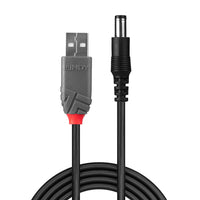 LINDY 1.5M USB TO 5.5/2.1MM DC ADAPTER (70268) - CAB-USB-5.5-2.1MMDC