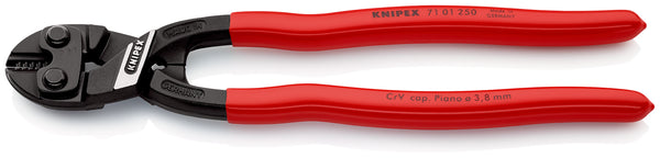 KNIPEX 71 01 250 SB CoBolt® XL Compact Bolt Cutter with plastic coating black atramentized 250 mm