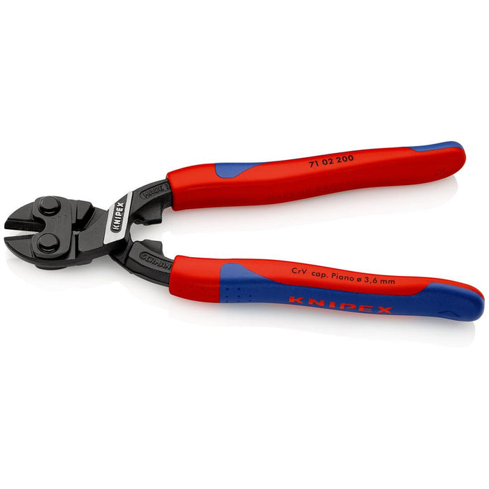 Knipex CUTTER - BOLT COMPACT 200MM COBOLT MULTI COMPONENT HANDLE - KPX7102200