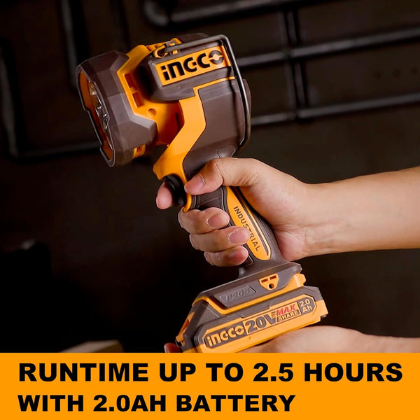 Ingco | Cordless Work Lamp 20V 2000 Lumens - CWLI2088