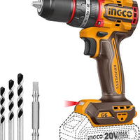 INGCO 20V Impact Drill Brushless - Powerful Power Tool 66Nm Torque