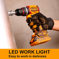INGCO 20V Impact Drill Brushless - Powerful Power Tool 66Nm Torque
