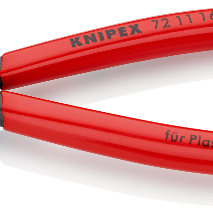 KNIPEX 72 11 160 SB Diagonal Cutters for plastics with plastic coating 160 mm