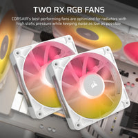 Corsair iCUE LINK TITAN 240 RX RGB Liquid CPU Cooler - White – RX120 RGB Fans – Fits Intel® LGA 1851/1700; AMD® AM5/AM4.