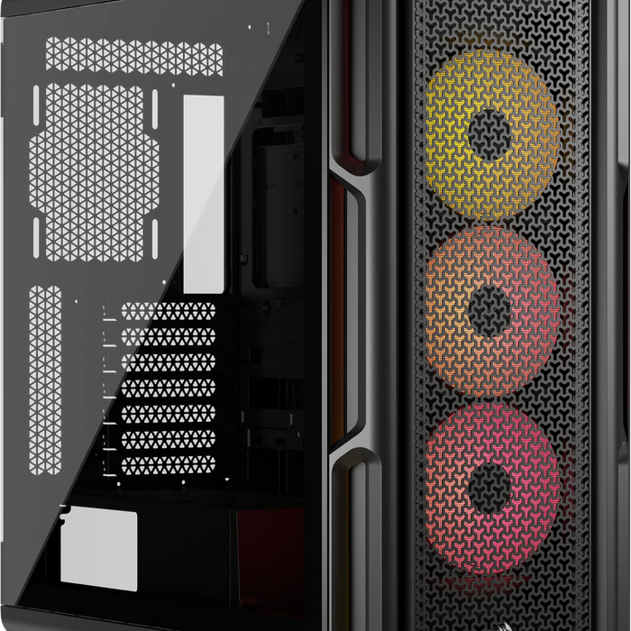 Corsair iCUE LINK 5000T LX RGB Mid-Tower PC Case; Black-CC-9011298-WW