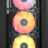 FRAME 4000D RS ARGB Black Mid-Tower PC Case; 2x 3.5'' |  2x 2.5'' Drive Bays; Up to 360mm Radiator; 3x RS ARGB PWM Fans;