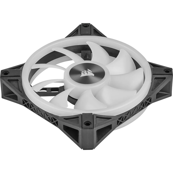 Corsair iCUE QL140 RGB 140mm PWM Dual Fan Kit with Lighting Node CORE