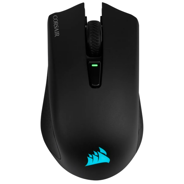 Corsair HARPOON RGB WIRELESS Gaming Mouse; 10;000 DPI; 2.4GHz SLIPSTREAM; Rechargeable Lithium-Polymer; Black-CH-9311011-AP