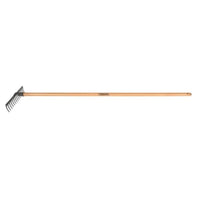 Tramontina Heavy Duty Curved Rake with Wooden Handle - Model 77100/644
