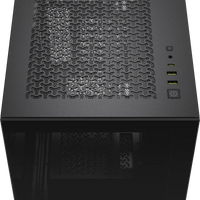 3500X Tempered Glass Black Mid-Tower PC Case; 2x 3.5'' |  2x 2.5'' Drive Bays; Up to 360mm Radiator compatible-CC-9011276-WW