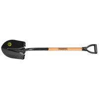 Tramontina Round Point Spade - Wooden Handle 71cm. Gardening Tool