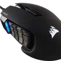 Corsair SCIMITAR ELITE RGB Optical MOBA/MMO Gaming Mouse; 18;000 DP; Black Corsair