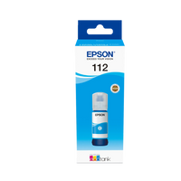 Epson 112 EcoTank Pigment Cyan ink bottle (70 ml).  6000 pages @ 5% coverage Epson Consumables