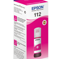 Epson 112 EcoTank Pigment Magenta ink bottle (70 ml). 6000 pages @ 5% coverage Epson Consumables