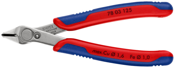 KNIPEX 78 03 125 SB Electronic Super Knips® with multi-component handles 125 mm