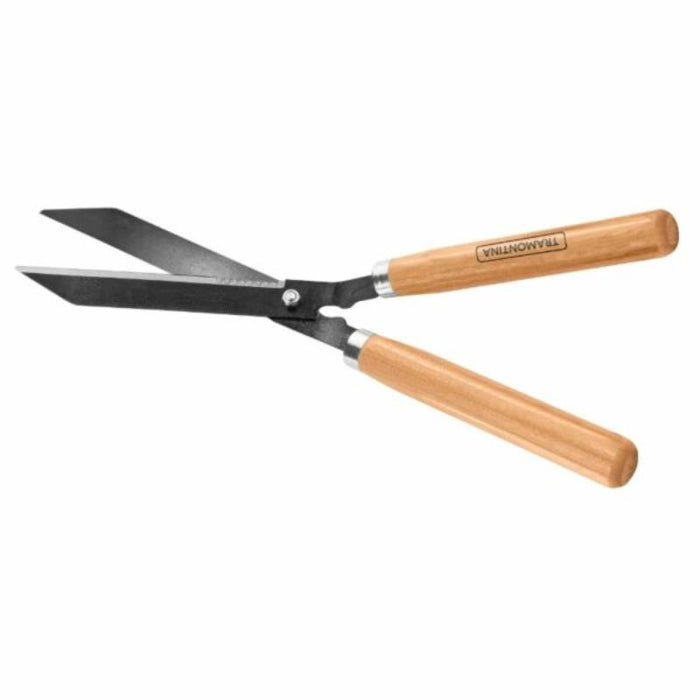 Tramontina Hedge Shears - Wooden Handle - Garden Pruning Tool - Sharp Blades