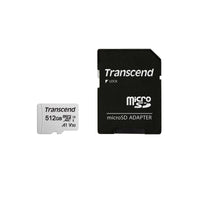 TRANSCEND 512GB MICRO SDXC C10 UHS-I U1/U3 V30 A1 WITH SD ADAPTOR Transcend