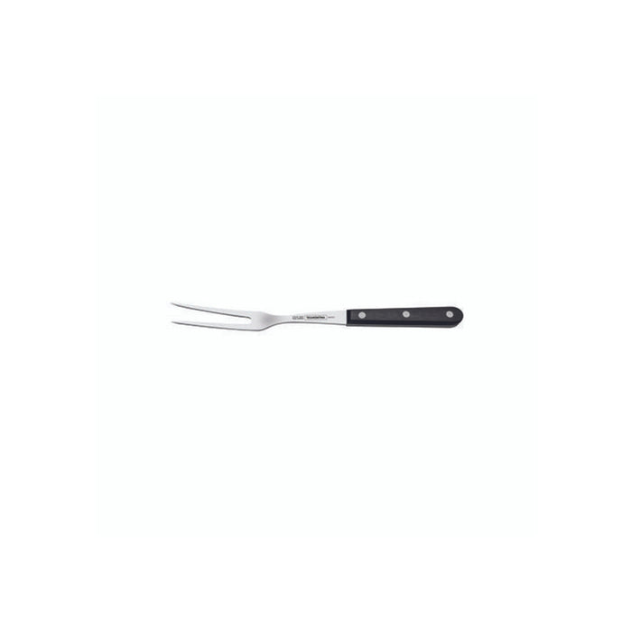 Tramontina Carving Fork: Stainless Steel Meat Fork with Black Handle - Ideal Kitchen Utensil
