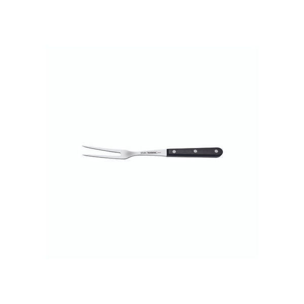 Tramontina Carving Fork: Stainless Steel Meat Fork with Black Handle - Ideal Kitchen Utensil