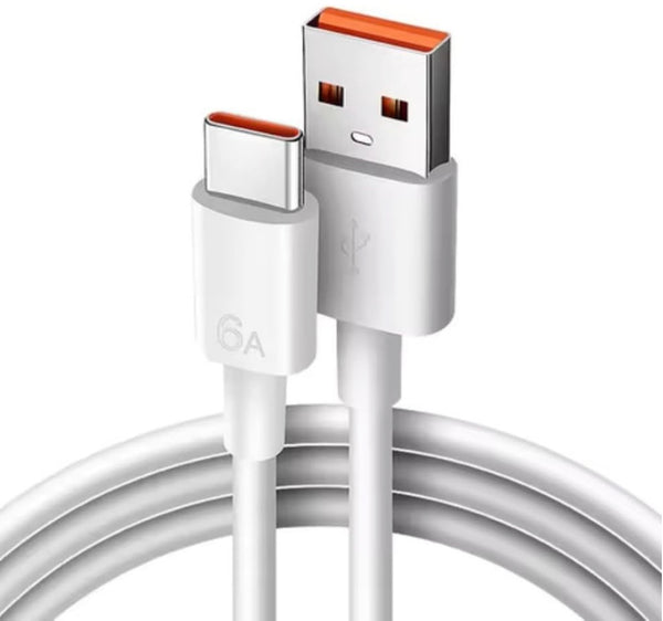FAST charging cable, USB - C type, 6A, 1.5m