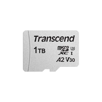 TRANSCEND 1 TB MICRO SDXC C10 UHS-I U3 V30 A2 WITH SD ADAPTOR