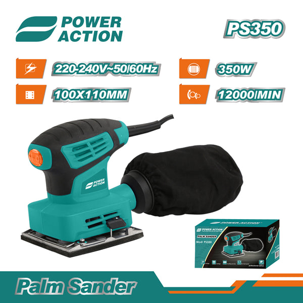 350W Power Action palm sander PS350