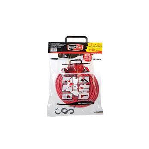 Lawn Star Cord set , 15m x 1.0mm, 2500 Watt - 80-61510