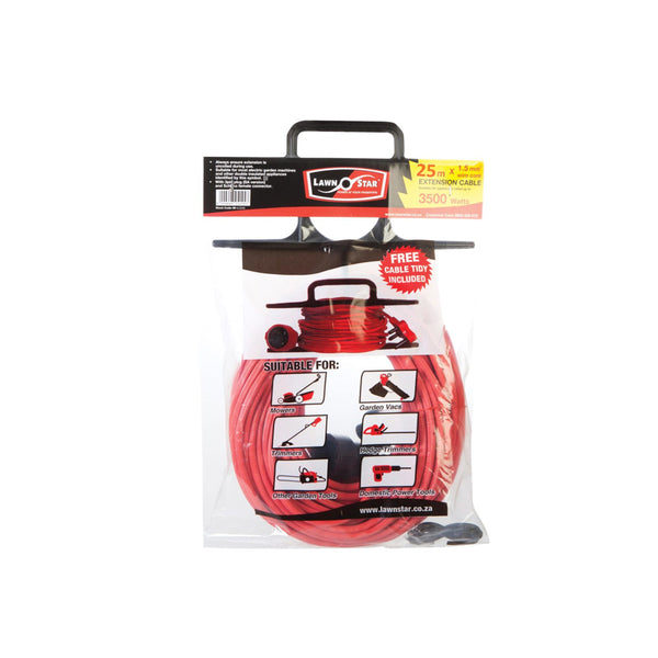Lawn Star Cord set , 20m x 1.0mm, 2500 Watt - 80-62010