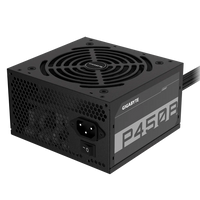 Gigabyte PSU P450B Bronze Certified 450W - 3 Year Warranty; 24/20-pin x 1; CPU 4+4-pin x 1; PCI-E 6+2-pin x 2; SATA x 6; Peri x3 Gigabyte