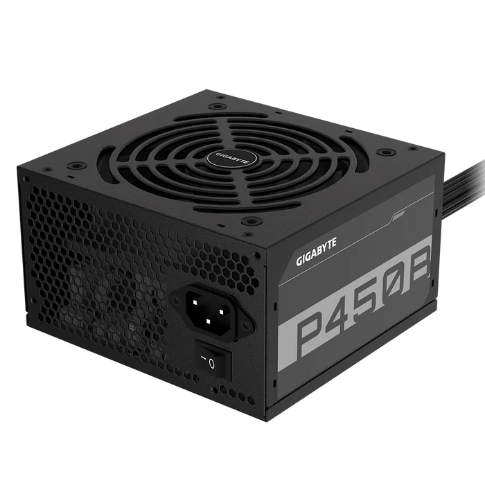 Gigabyte PSU P450B Bronze Certified 450W - 3 Year Warranty; 24/20-pin x 1; CPU 4+4-pin x 1; PCI-E 6+2-pin x 2; SATA x 6; Peri x3 Gigabyte
