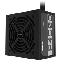 Gigabyte PSU P450B Bronze Certified 450W - 3 Year Warranty; 24/20-pin x 1; CPU 4+4-pin x 1; PCI-E 6+2-pin x 2; SATA x 6; Peri x3 Gigabyte