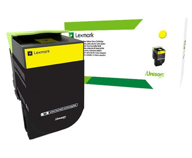 Lexmark 808Sce Yellow Cartridge-80C8SYE