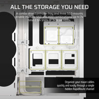 Corsair iCUE LINK 5000T LX RGB Mid-Tower PC Case; White
