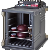 Cambro Meal Delivery Cart - Dual Access, 10 Tray, Granite Gray - Insulated Food Transport