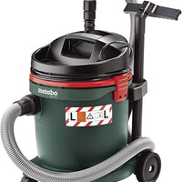 METABO ASA 32 L Dust Extractor: 1200W All-Purpose Wet & Dry Vacuum Cleaner. Heavy-Duty Workshop Tool.