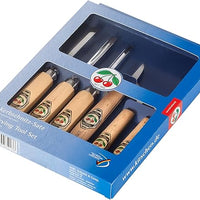 Two Cherries Chip Carving Set  6 pcs .in display box - 3406000