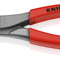 KNIPEX 82 01 200 SB TwinGrip FRONT AND SIDE GRIPPING PLIERS with non-slip plastic coating grey atramentized 200 mm - KNI8201200SB