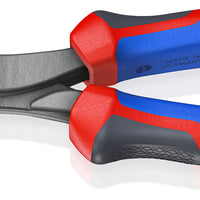 KNIPEX 82 02 200 SB TwinGrip FRONT AND SIDE GRIPPING PLIERS with comfort handles grey atramentized 200 mm