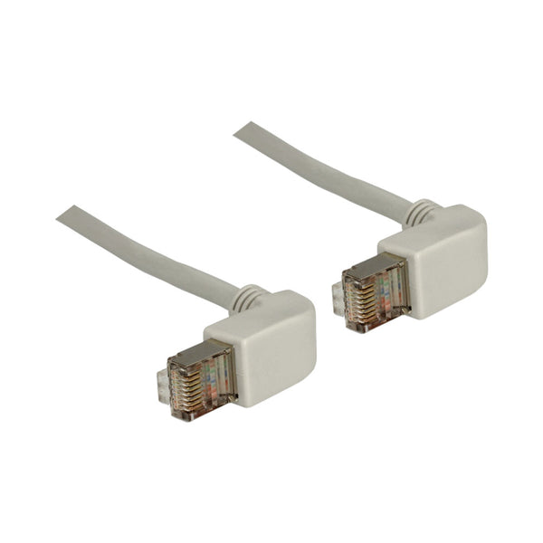 DELOCK 2M RJ45 CAT5 SFTP CABLE ANGLED GRY (83512) - DELOCK-83512