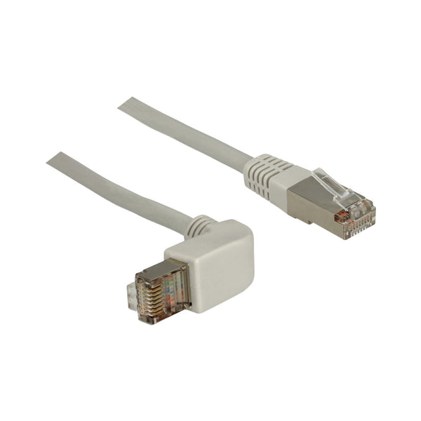 DELOCK 0.5M RJ45 CAT6 SSTP ANGLED/STRAIGHT (83524) - DELOCK-83524