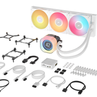Corsair iCUE LINK TITAN 240 RX LCD Liquid CPU Cooler - White – RX120 RGB Fans – Fits Intel® LGA 1851/1700; AMD® AM5/AM4.