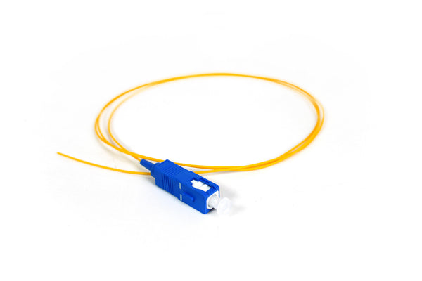 ACCONET Open-Ended Fiber Optic Pigtail SC/UPC 1M, Single Mode Patch Cable