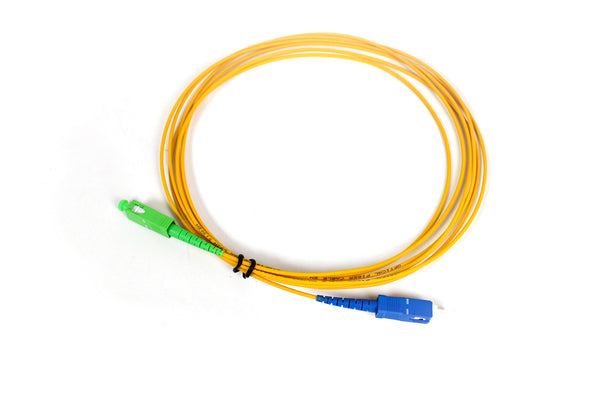 ACCONET Patch Lead SC/UPC to SC/APC Simplex Single Mode 3m Fiber Optic Cable, G.652D, LSZH