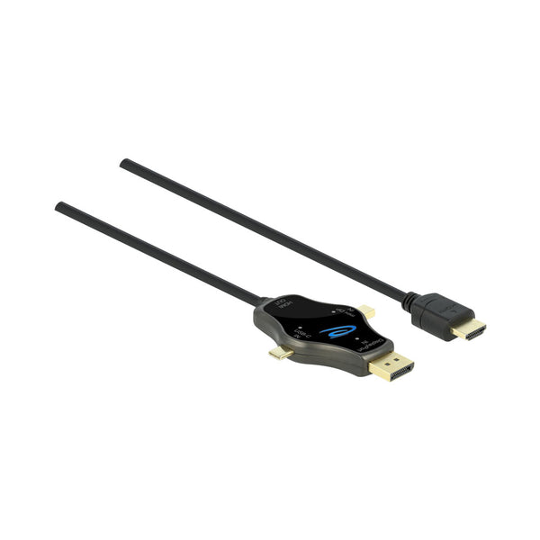 DELOCK 1.75M TYPE-C, DP OR MINI DP TO HDMI (85974) - DELOCK-85974